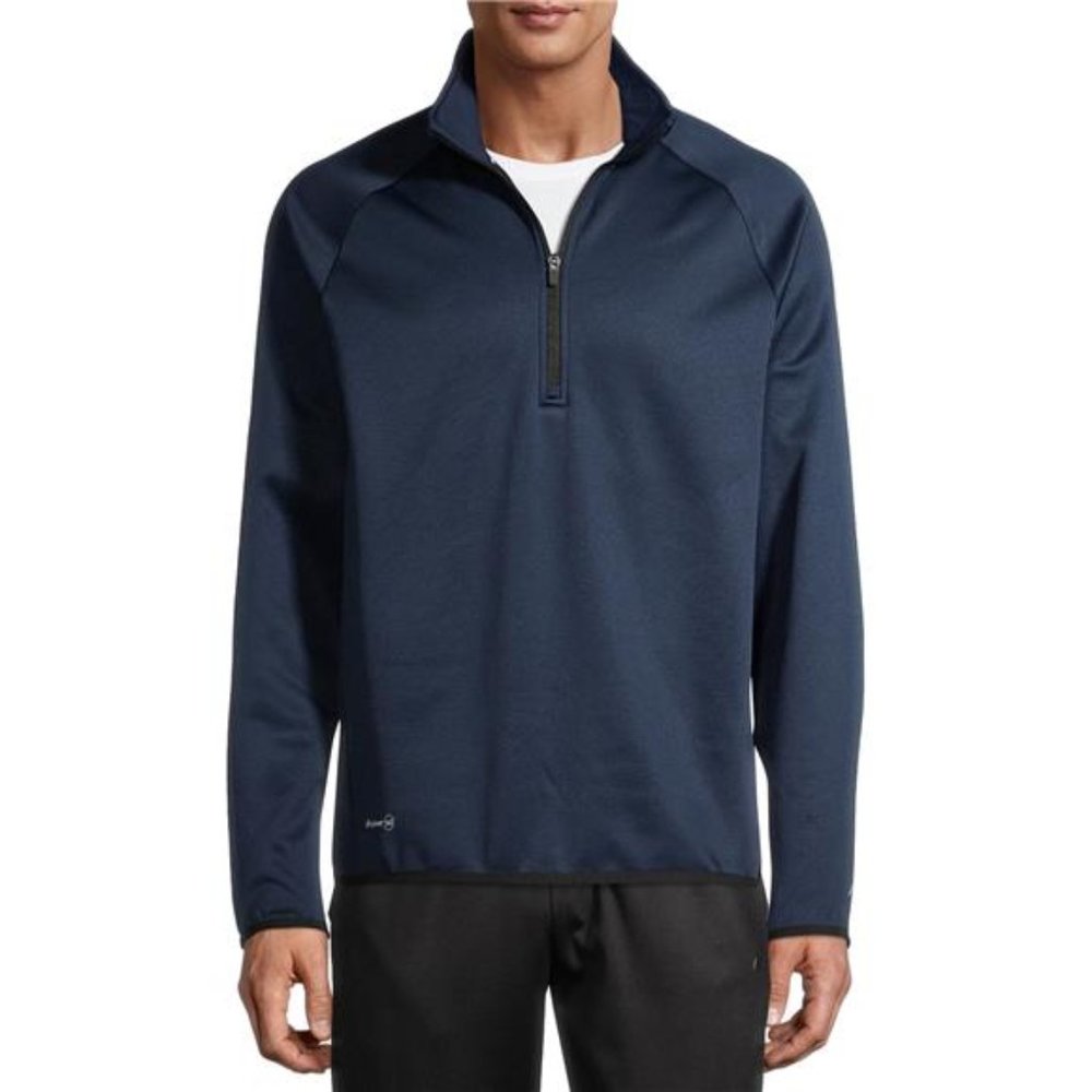 Men's Active Tech Fleece Quarter Zip Sweatshirt M Size